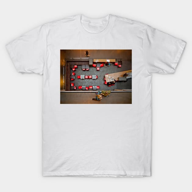 Red Chairs T-Shirt by melbournedesign